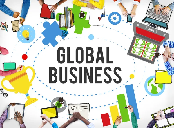 Global Business Start Up Concept — Stock Photo, Image
