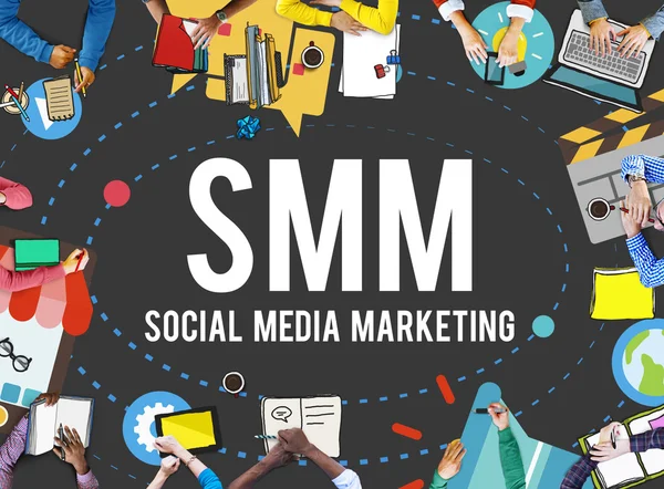 Marketing van sociale media — Stockfoto