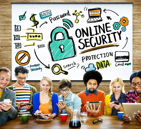 Online security Concept — Stock Photo, Image