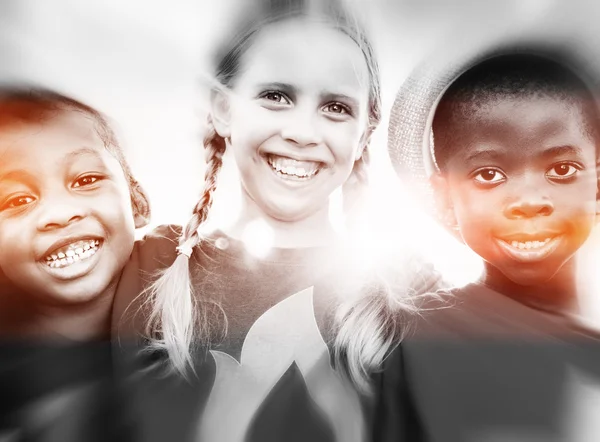 Kinder Kinder Vielfalt Freundschaft — Stockfoto