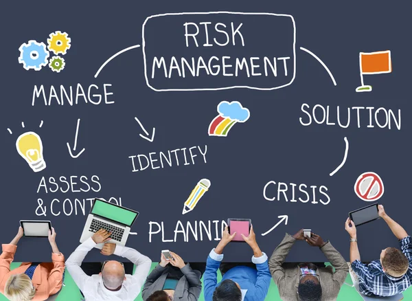 Solución de gestión de riesgos —  Fotos de Stock