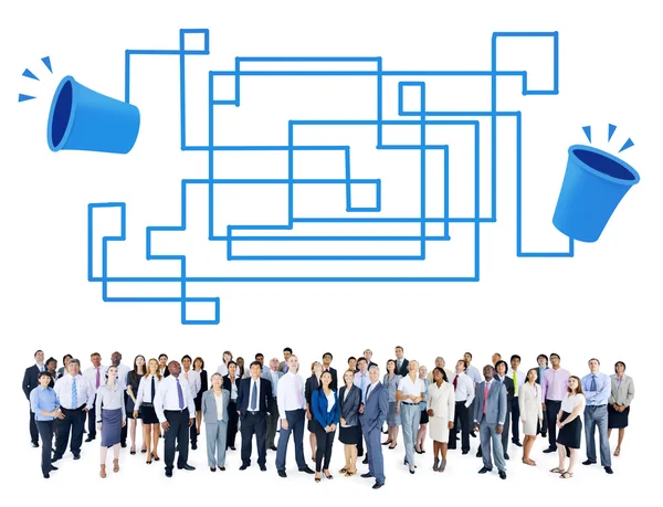 Group of Business People standing together — Stock Photo, Image