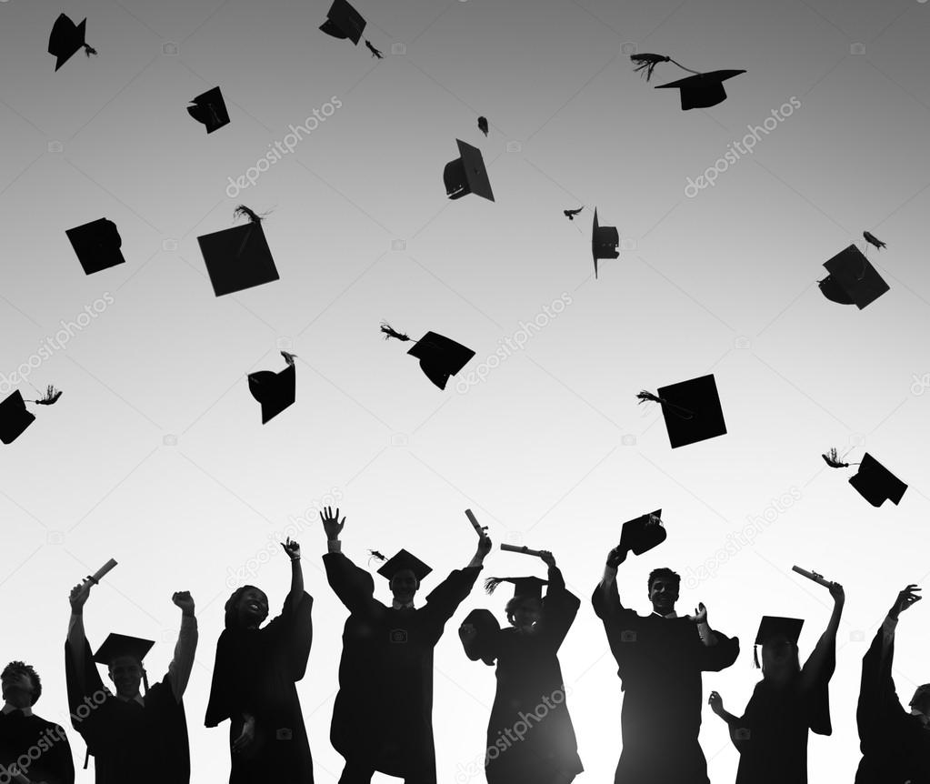 Students Celebration Graduation, Education Concept