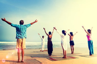 egzersiz Yoga yapan insanlar