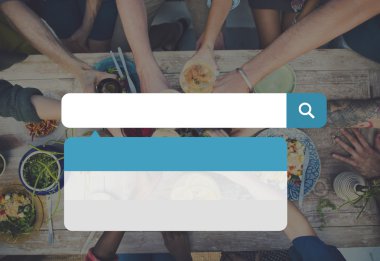 Arama bilgi yaz eğlence kavramı