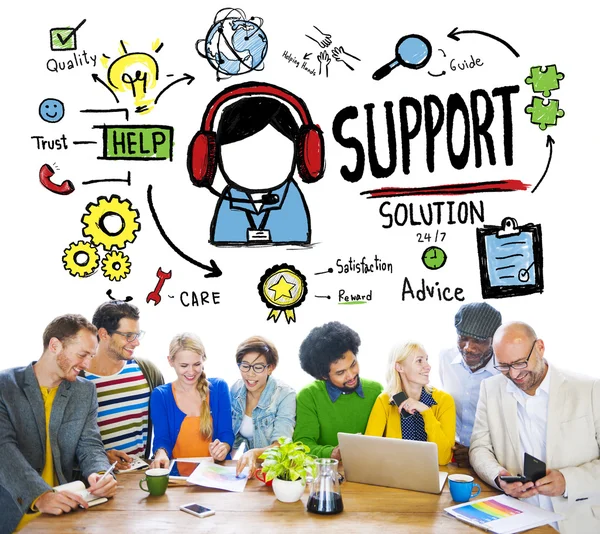 Support , Satisfaction and Quality Concept — Stock Photo, Image