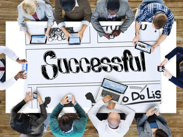 Obiettivo di successo Concetto obiettivo — Foto Stock