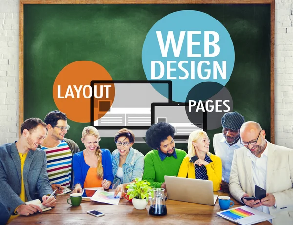 Concetto di Web design — Foto Stock