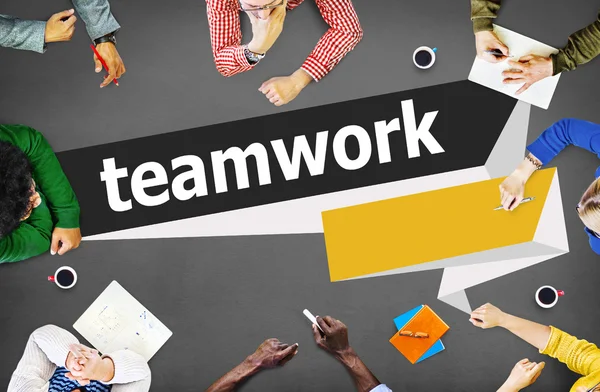 팀 기업 팀웍 협업 개념 — 스톡 사진
