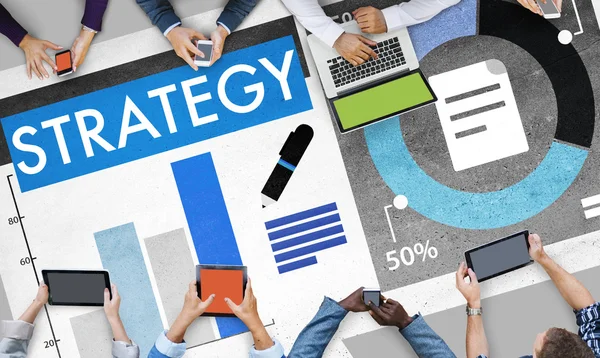 Marketing-Strategie Branding — Stockfoto