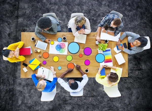 Reunión Concepto de Conexión Corporativa — Foto de Stock