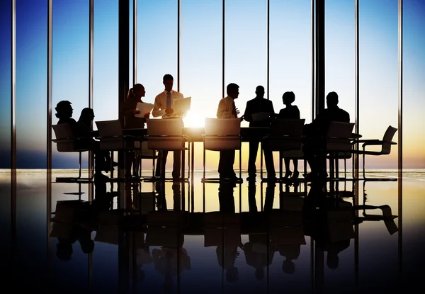 Equipe de negócios na reunião — Fotografia de Stock