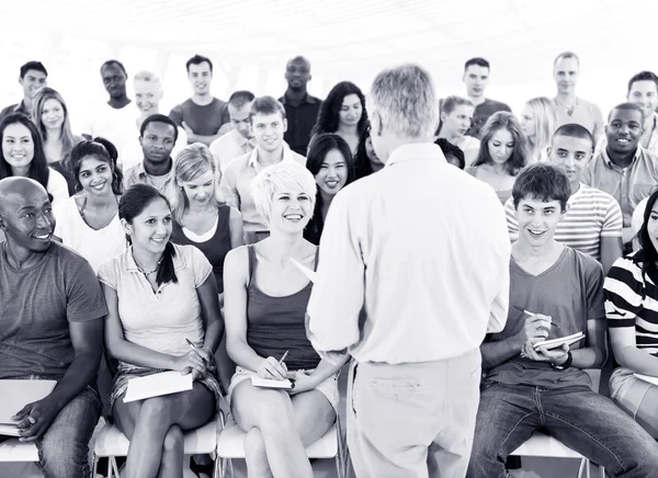 Diversidad alegre Personas — Foto de Stock