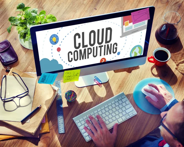 Cloud Computing Online — Stock Photo, Image