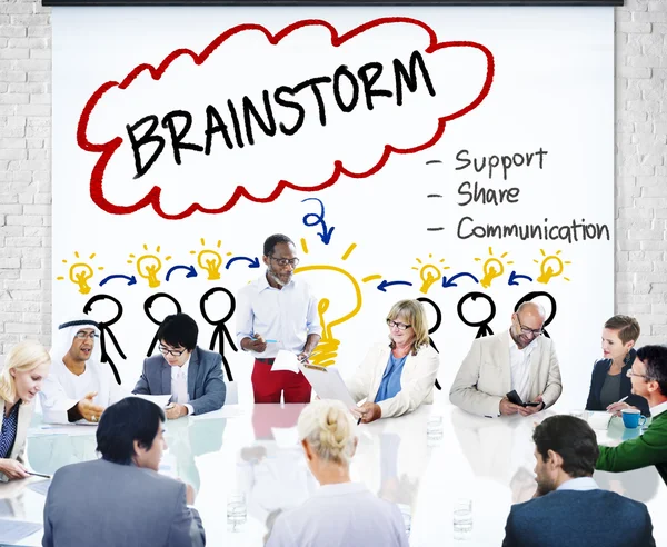Team discussion Business Planning Strategy — Stock Photo, Image