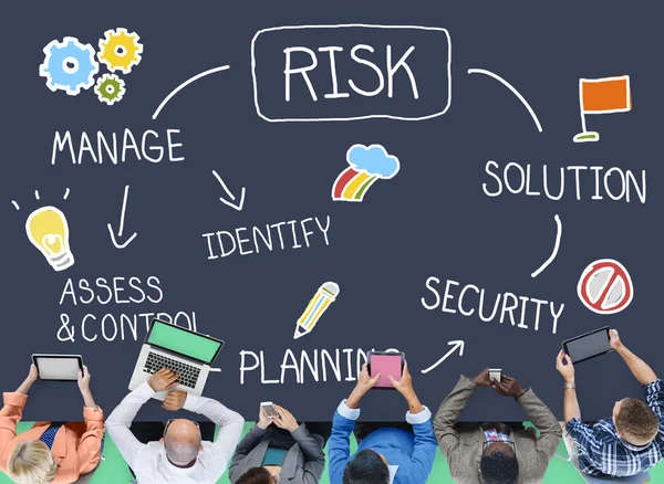 Risk Management tillgång — Stockfoto