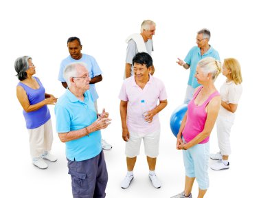 Grup Fitness sağlıklı insan