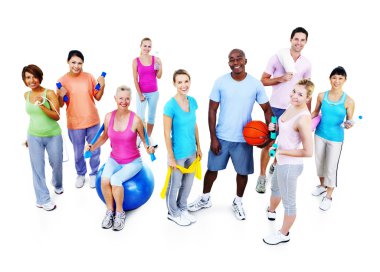Sağlıklı insanlar Fitness Eğitim 