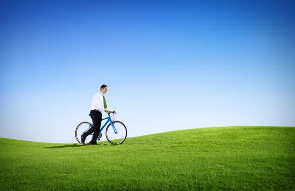 남자 자전거 자전거 — 스톡 사진