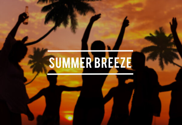 Summer Togetherness Friendship Concept