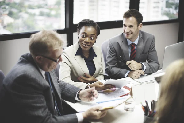 Conceito de reunião de equipe de negócios — Fotografia de Stock