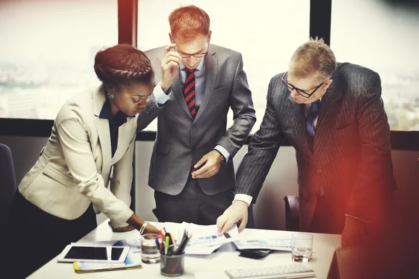 Conceito de reunião de equipe de negócios — Fotografia de Stock