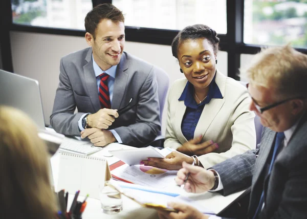 Concepto de reunión de equipo empresarial — Foto de Stock