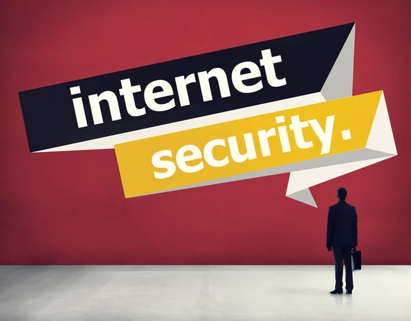 Concept de Protection de sécurité Internet — Photo