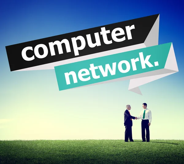 컴퓨터 네트워크 기술 개념 — 스톡 사진