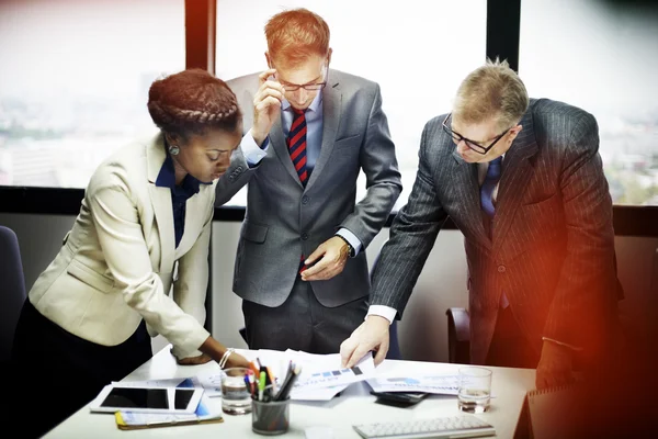 Conceito de reunião de equipe de negócios — Fotografia de Stock