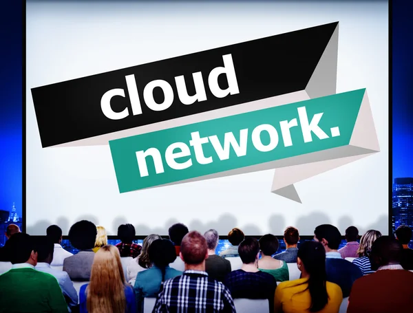 Cloud Network, concetto di storage online — Foto Stock