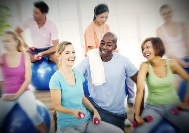 Sağlıklı insanlar Fitness Eğitim 