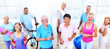 Grup Fitness sağlıklı insan