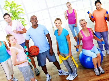Sağlıklı insanlar Fitness Eğitim 