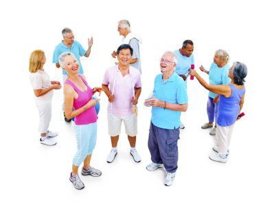 Grup Fitness sağlıklı insan