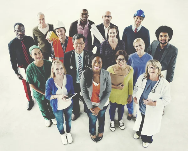 Diverse persone di vario concetto di lavoro — Foto Stock