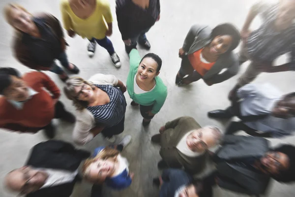 Group of Diversity People Smiling — Stock Photo, Image