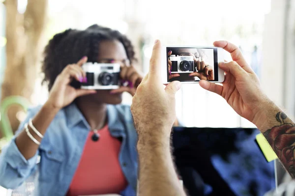 Fototelefon — Stockfoto