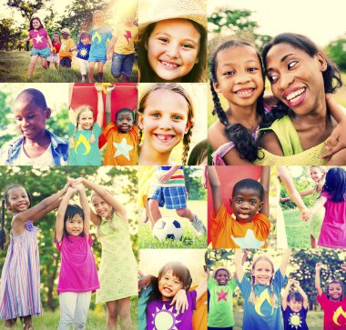 Kolaj çocuklarda çeşitlilik 