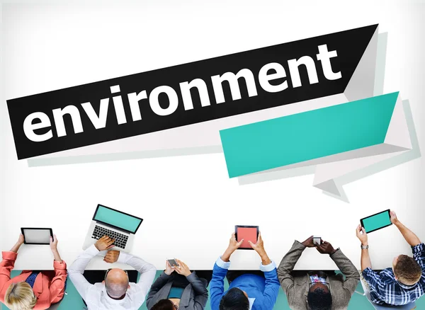 Medio ambiente, Ecología Concepto Global — Foto de Stock