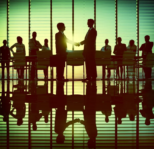 Equipe de negócios na reunião — Fotografia de Stock