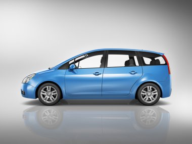 Ulaşım 3d illüstrasyon kavramı