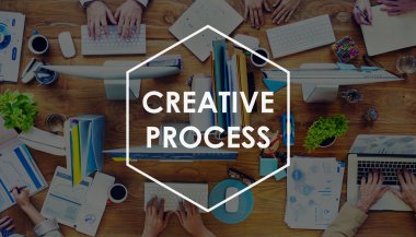 Düşünme vizyon fikirler kavramı beyin fırtınası