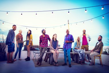 Yaz plaj insanlarda çeşitlilik