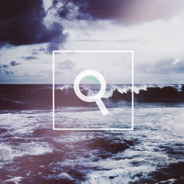 Arama Büyüteç arama kavramı