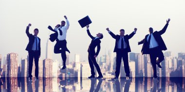 iş adamları ve takım çalışması kavramı 