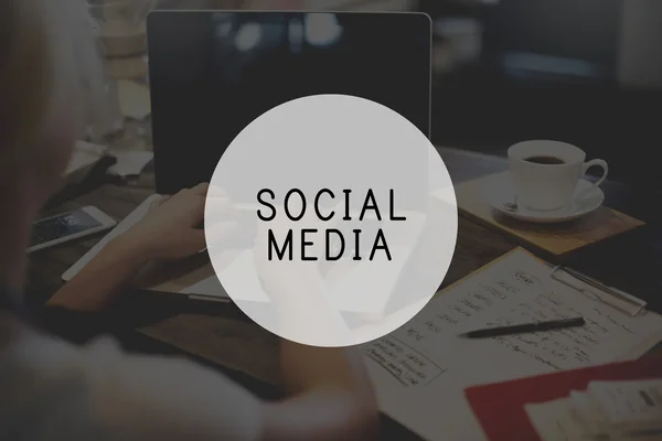 Social Media Network — Stock Photo, Image