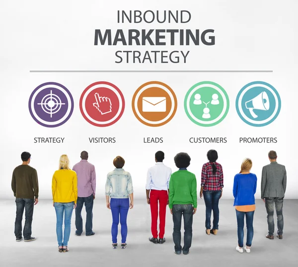 Inbound Marketing Concept — Zdjęcie stockowe