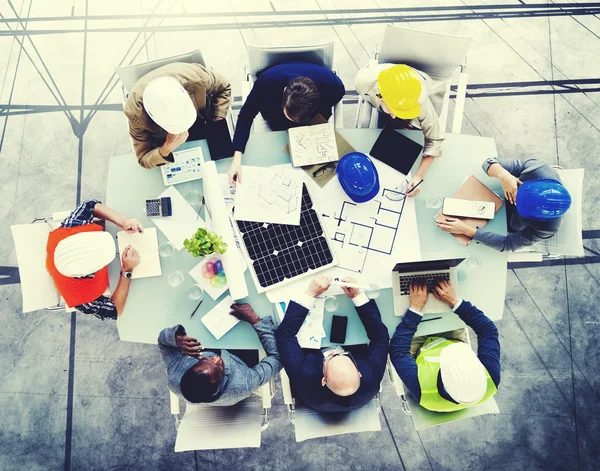 Reunión de Arquitectos Ingenieros —  Fotos de Stock