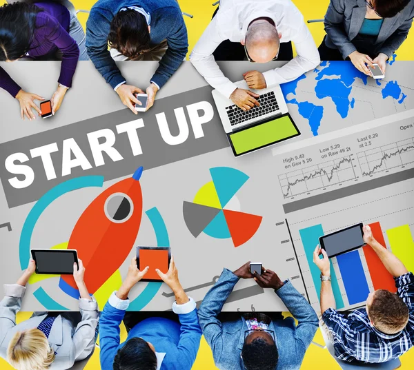 Affärsplan, Startup strategi — Stockfoto